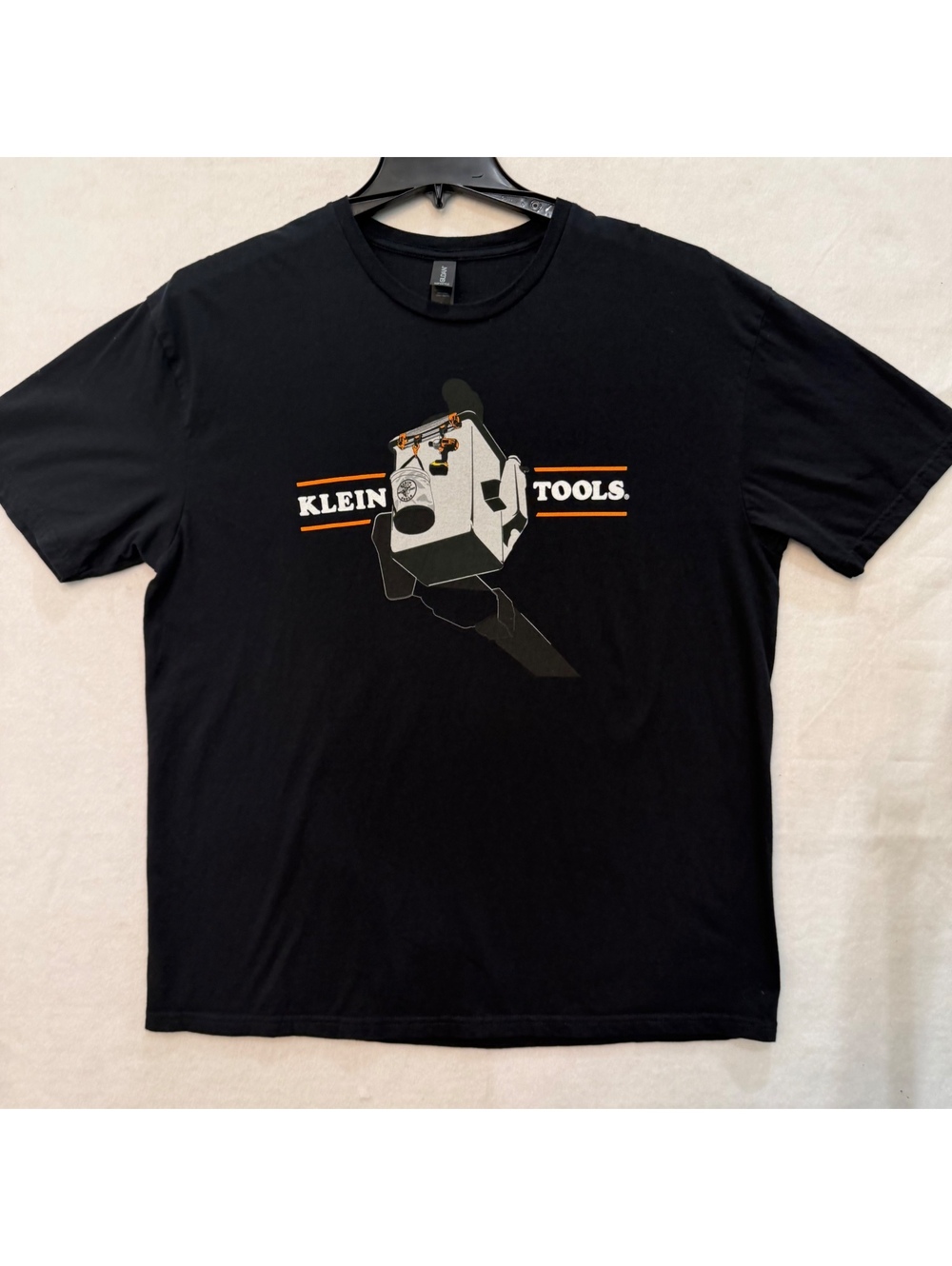 Klein Tools Gildan T-Shirt Size XL Black All Hail The Rail Bucket Revolution Tee
